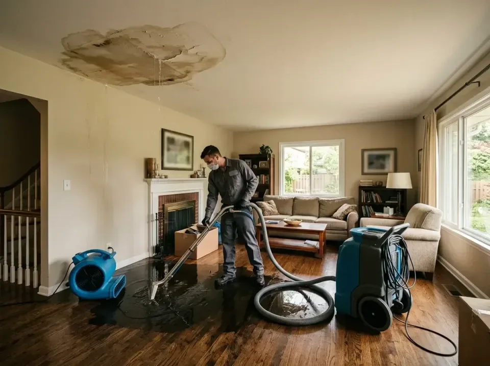 attic-pipe-burst-ceiling-drip-008 — frequently asked questions, Water Damage Restoration & Carpet Care in Hutchinson, MN